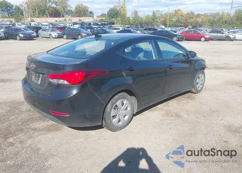 2016 Hyundai Elantra Se from USA, damaged, VIN 5NPDH4AE0GH696772